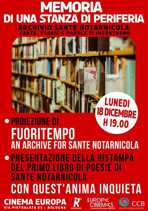 Fuoritempo, un archivio per Sante Notarnicola