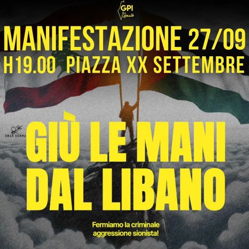 Giú le mani dal Libano